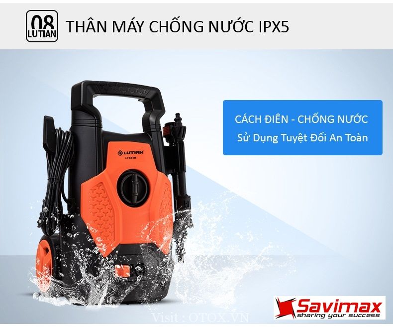 Máy rửa xe Lutian LT 303B (1400W)