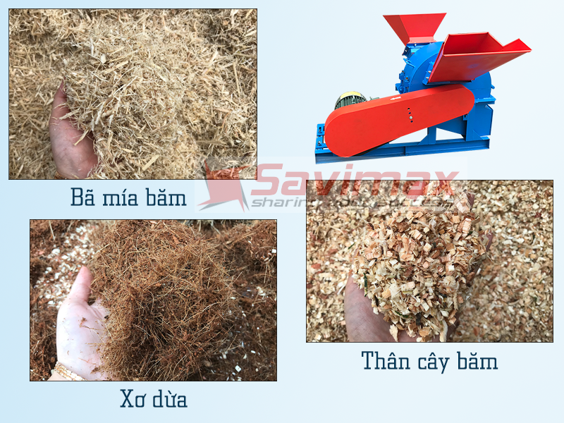 Máy băm cành cây thành mùn cưa chạy điện OKASU OS75