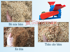 Máy băm cành cây thành mùn cưa chạy điện OKASU OS75