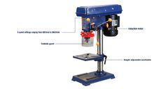 Máy khoan bàn 350W Maxpro MPBDP 13