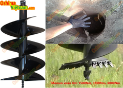 Mũi khoan đất đôi Oshima 150mm