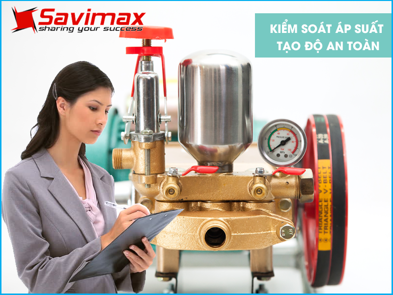 Máy rửa xe dây đai đầu xịt 1Hp MRX1HP