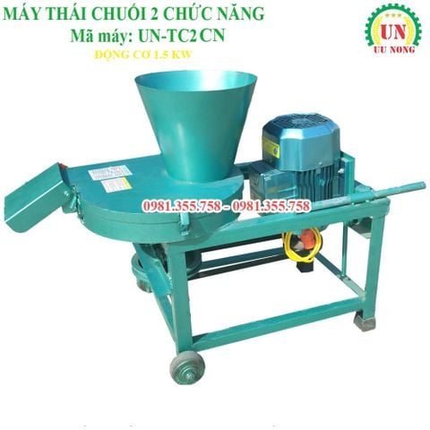 Máy thái chuối 2 chức năng Ưu Nông UN TC 2CN