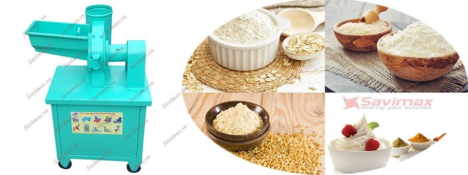 Máy nghiền bột mịn sắt có động cơ TK200