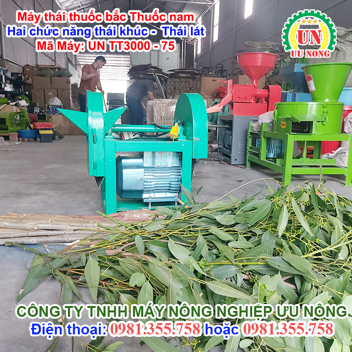 Máy thái thảo dược 2 chức năng UN TT 3000 – 75