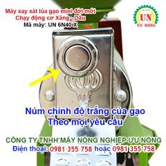 Máy xát gạo động cơ xăng – dầu UN 6N40 X