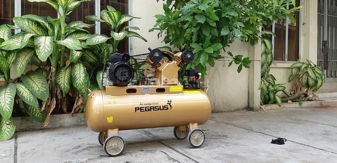 Máy nén khí dây đai PEGASUS TM-V-0.12/8-70L