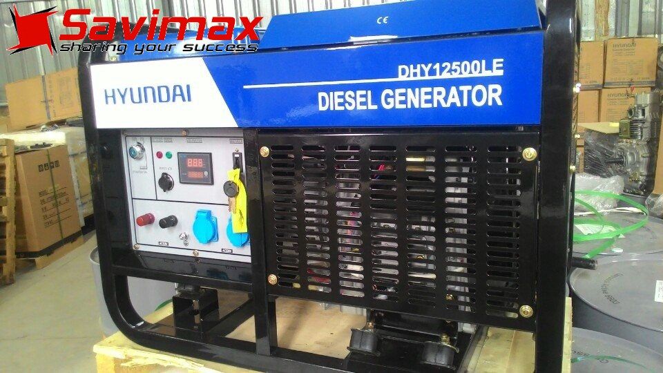 Máy phát điện chạy dầu 10Kw diesel Hyundai DHY12500LE