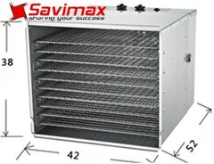 Máy sấy thực phẩm gia đình 10 vỉ inox Savi MS-10K
