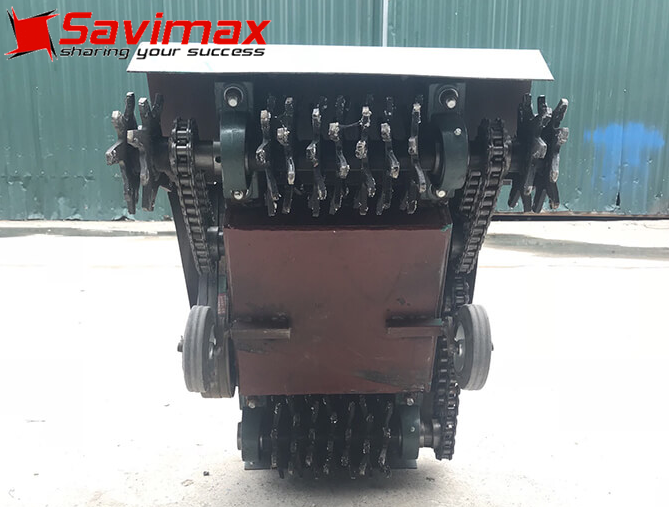 Máy băm nền HQS600 chạy xăng động cơ GX160