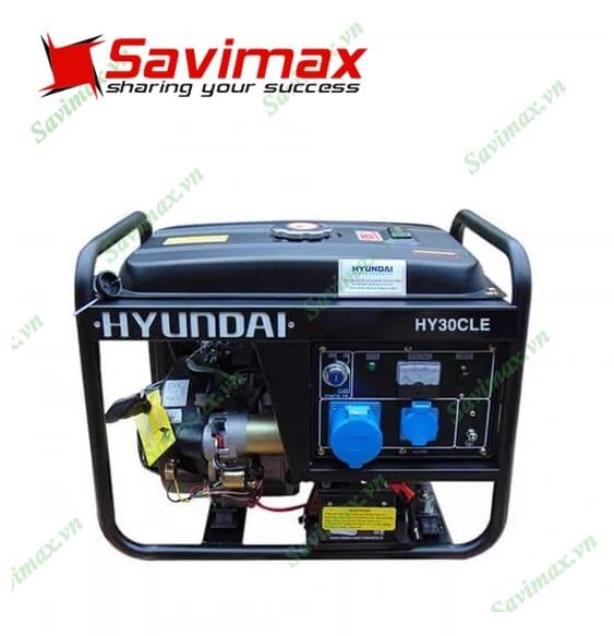 MÁY PHÁT ĐIỆN CHẠY XĂNG 2.6KW HYUNDAI HY30CLE