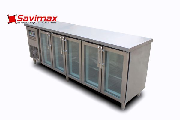TỦ BÀN LẠNH 5 CÁNH KÍNH TBL-12