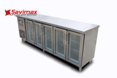 TỦ BÀN LẠNH 5 CÁNH KÍNH TBL-12