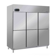 Tủ đông 6 cánh inox Berjaya BS 6DUF/Z