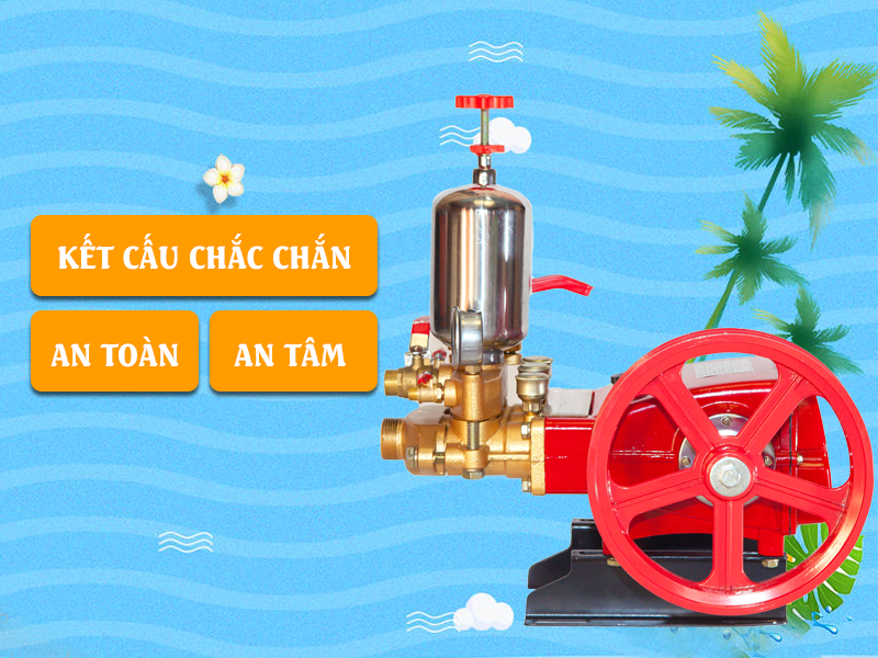 Đầu phun xịt áp lực Jetman JM-88 công suất 5HP piston sứ