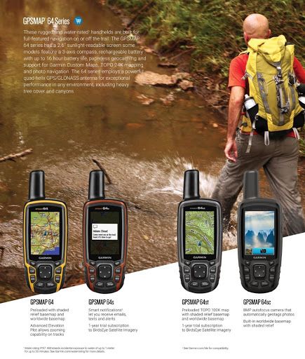 MÁY ĐỊNH VỊ CẦM TAY GPS MAP 64 - GARMIN