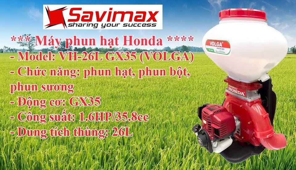 Máy phun thuốc Honda VH-26L GX35