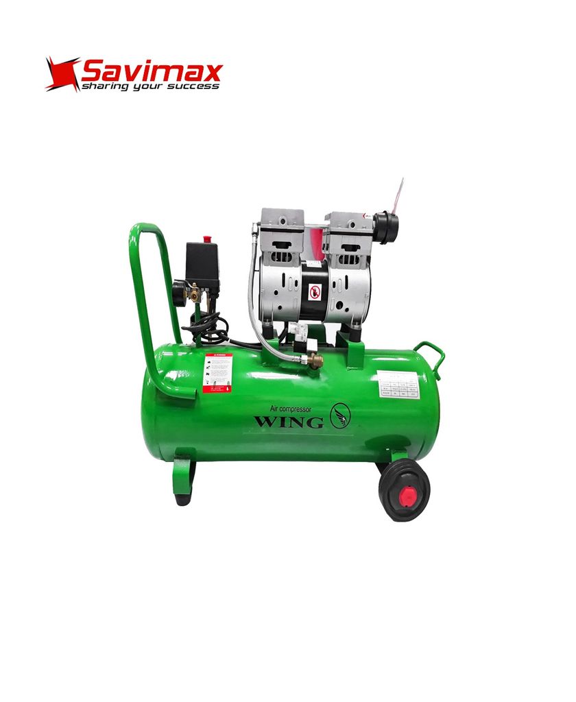 Máy nén khí mini không dầu 1HP Wing TW-OF750-25L - Dung tích 25L