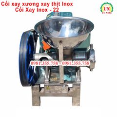Máy xay thịt xay xương inox cối 22