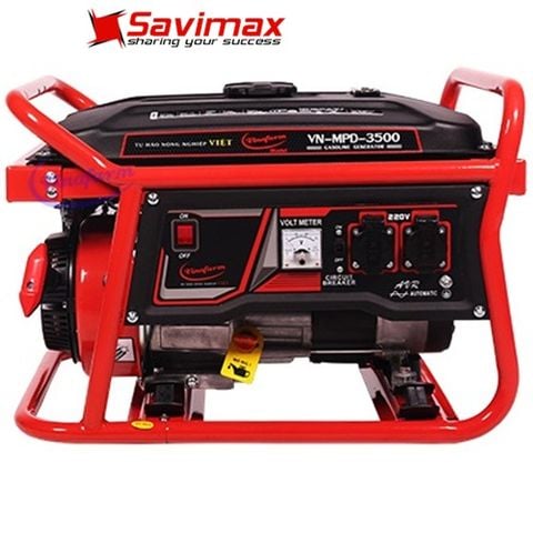 Máy phát điện chạy xăng giật nổ 2.5KVA VINAFARM SV3500