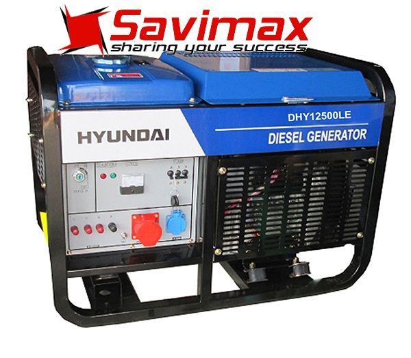 Máy phát điện chạy dầu 10Kw diesel Hyundai DHY12500LE