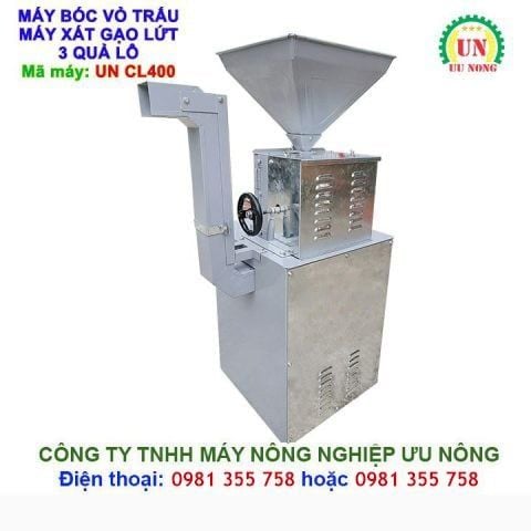 Máy bóc vỏ trấu – xát gạo lứt UN CL400