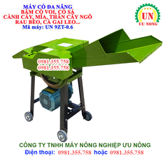Máy băm rơm đa năng Ưu Nông UN 9ZT-0.6