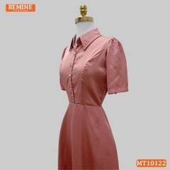 Đầm thiết kế BEMINE cổ sơ mi dáng chữ A MT10122