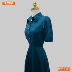 Đầm thiết kế BEMINE cổ sơ mi dáng chữ A MT10122