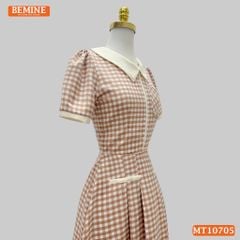 Đầm thiết kế BEMINE cổ đức có túi dáng chữ A MT10705