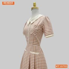 Đầm thiết kế BEMINE cổ đức có túi dáng chữ A MT10705