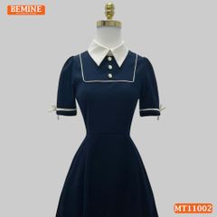 Đầm thiết kế BEMINE cổ đức có viền dáng chữ A phù hợp đi làm-MT11002