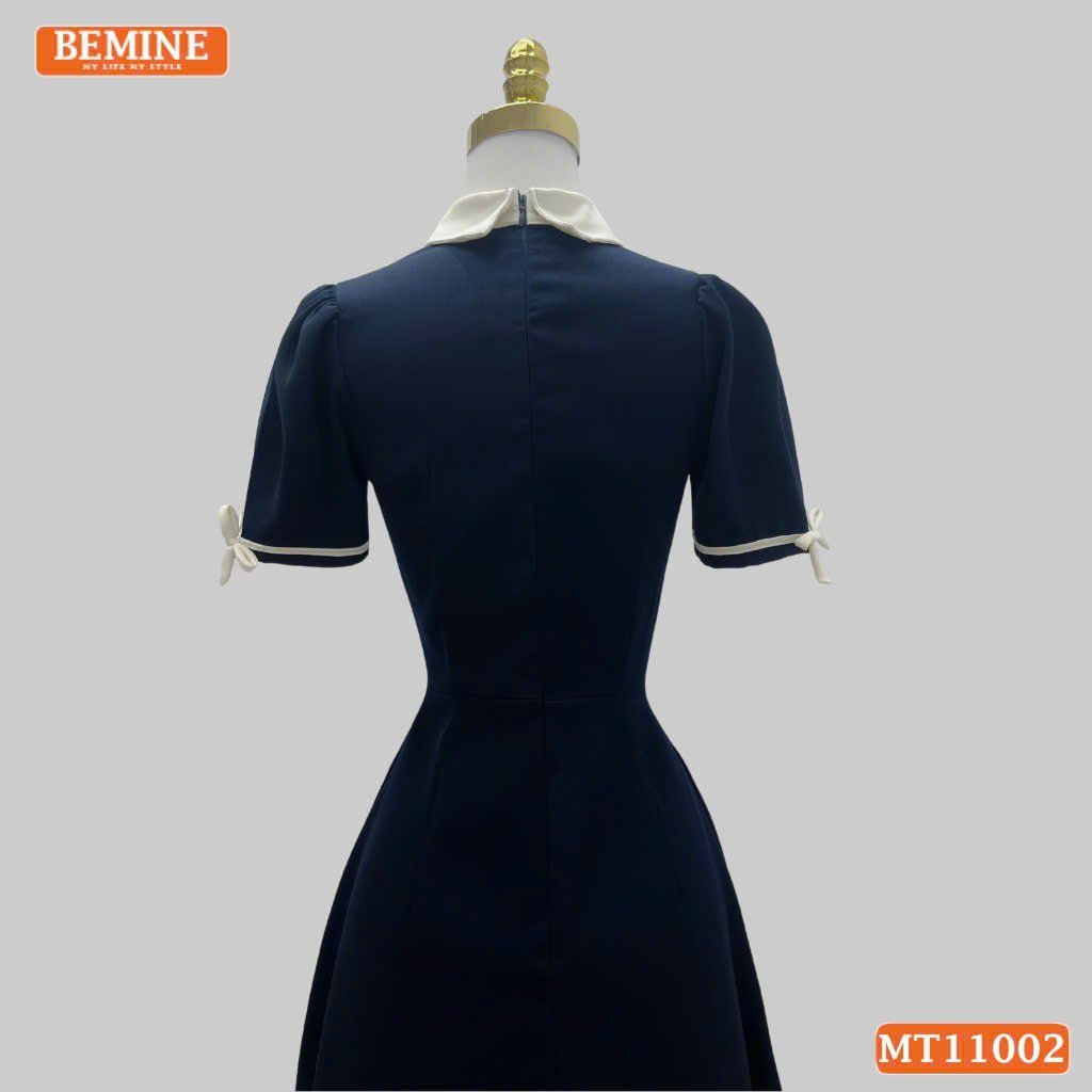 Đầm thiết kế BEMINE cổ đức có viền dáng chữ A phù hợp đi làm-MT11002