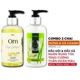  Combo Dầu gội Ngừa rụng và kích thích mọc tóc Tinh dầu Gừng Sẻ & Sả Ginger Lemongrass 