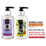  Combo Dầu gội ngừa rụng và sạch gàu dành cho tóc nhuộm Tinh Dầu Oải Hương Lavender 