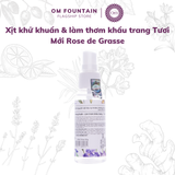  Xịt khử khuẩn & làm thơm khẩu trang Tươi Mới Rose de Grasse 