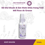  Xịt khử khuẩn & làm thơm khẩu trang Tươi Mới Rose de Grasse 