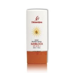 (TẶNG QUÀ) Kem Chống Nắng Phục Hồi Da Desembre At Home E.G.F Water Drop Sun Block SPF40 PA++