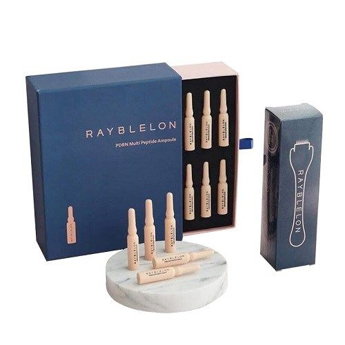 Bộ Tinh Chất Cá Hồi Kèm Lăn Kim Rayblelon PDRN Multi Peptide Ampoule