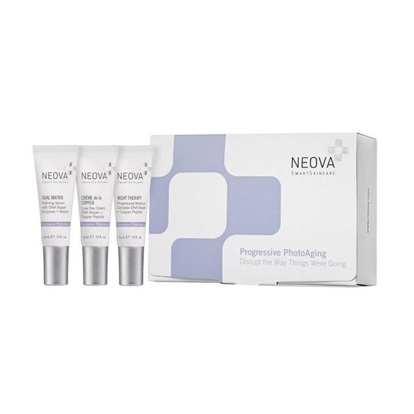 (TẶNG QUÀ) Bộ Kit Điều Trị Lão Hoá Da Sớm Neova Progressive PhotoAging