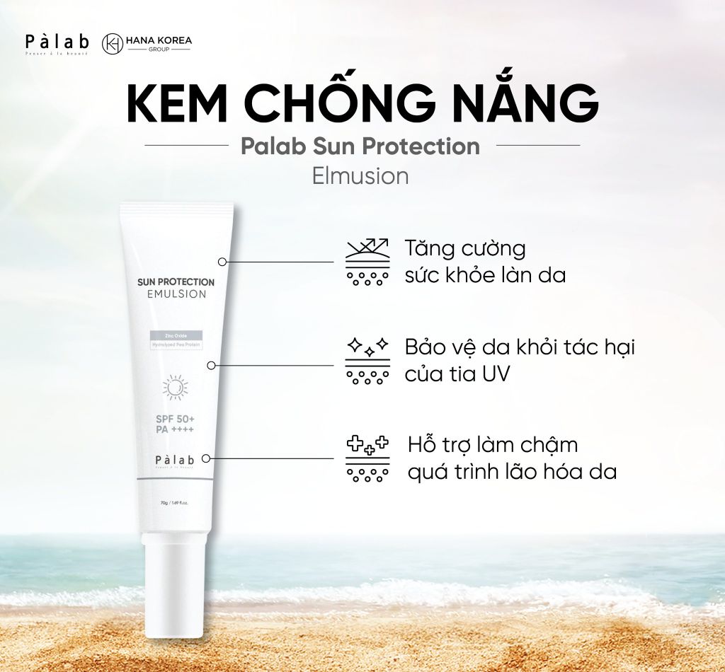 Palab Kem Chống Nắng Phổ Rộng Pàlab Sun Protection Emulsion – Dược mỹ phẩm Midora