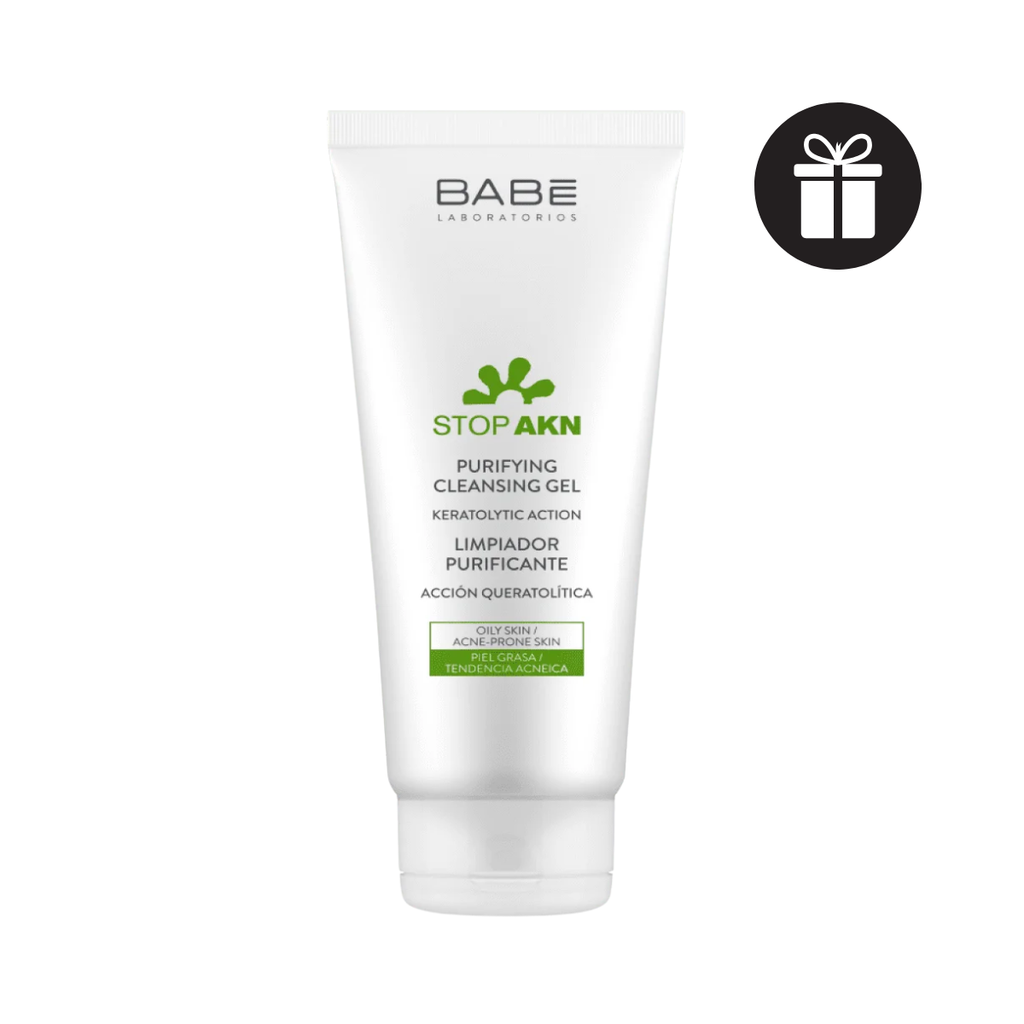 Sữa Rửa Mặt Cho Da Dầu Mụn Babe Stop AKN Purifying Cleansing Gel