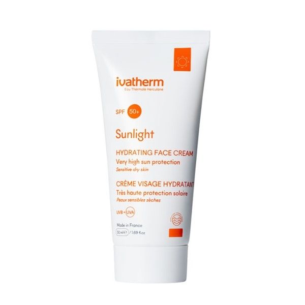 Kem Chống Nắng Dưỡng Ẩm Ivatherm Sunlight Hydrating Face Cream SPF50