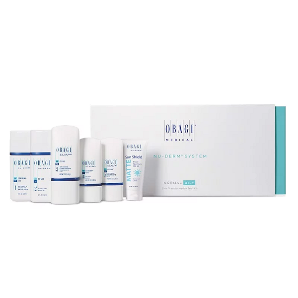 (TẶNG QUÀ) Bộ Sản Phẩm Trị Nám Cho Da Dầu Obagi Nuderm Transformation Kit Norm-Oily