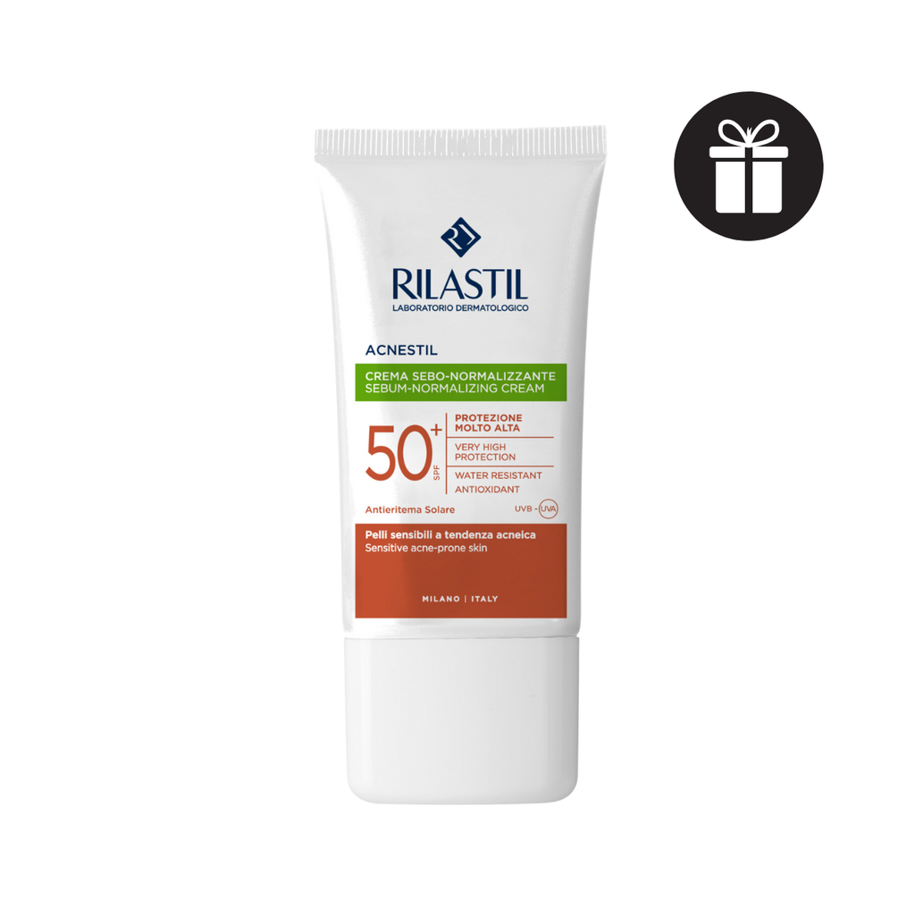 Kem Chống Nắng Cho Da Dầu Mụn Rilastil Acnestil Sebum-Normalizing Cream SPF 50+
