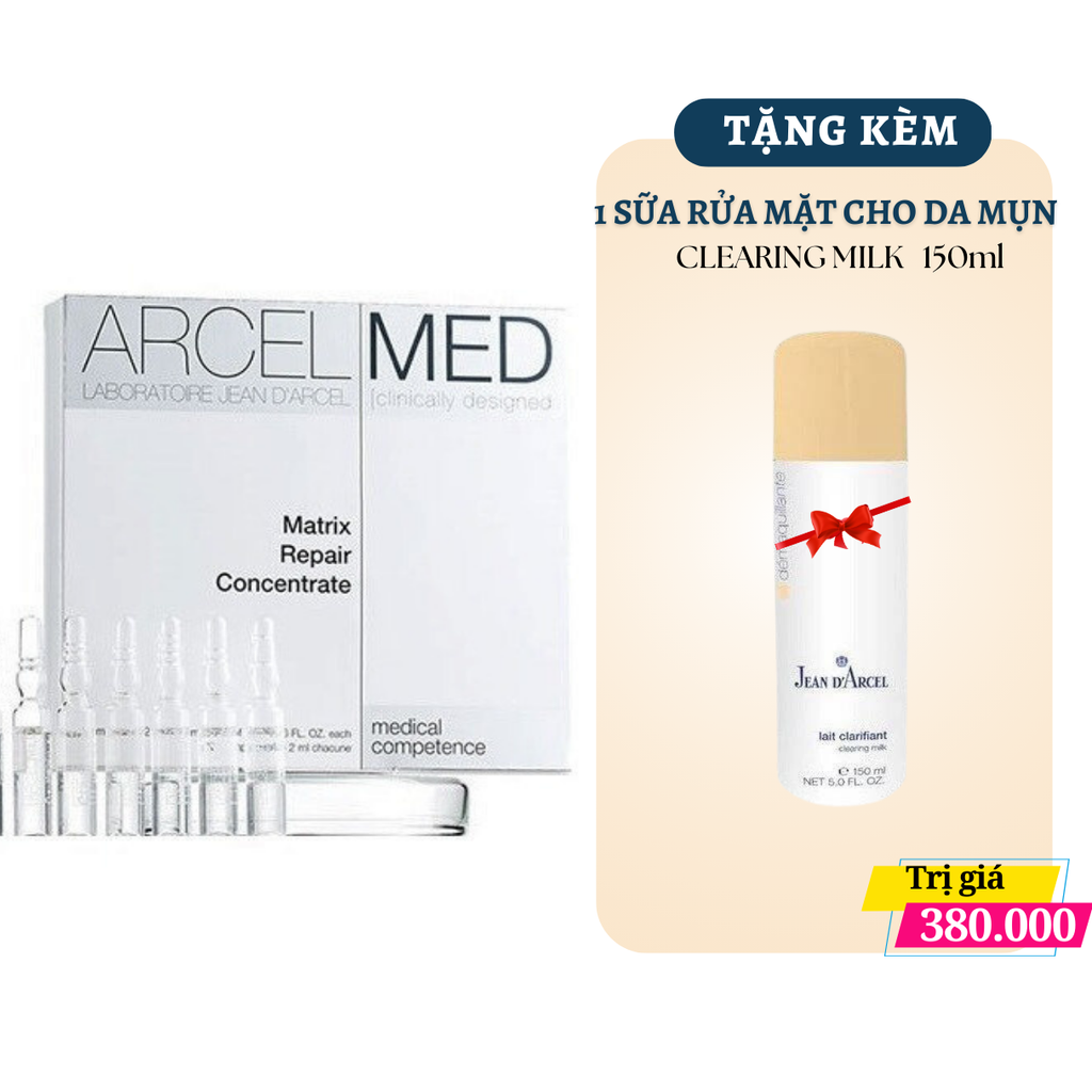 (KHUYẾN MẠI SỐC) Tinh Chất Phục Hồi Da Yếu Và Tổn Thương Jean D'Arcel Matrix Repair Concentrate