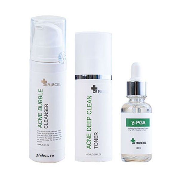 (TẶNG QUÀ) Bộ Sản Phẩm Kiểm Soát Dầu Mụn Dr Pluscell Acne Prone Skin