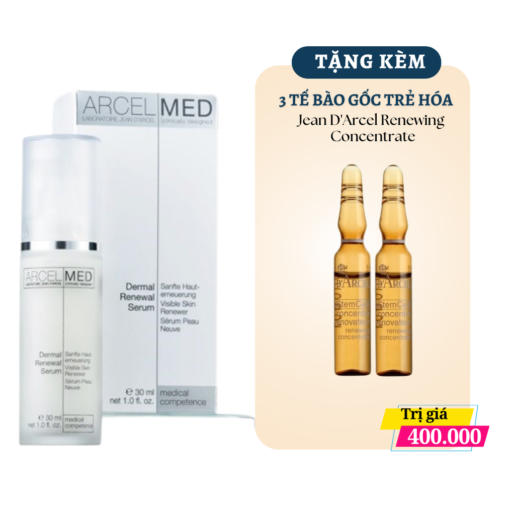 (TẶNG QUÀ) Tinh Chất Trẻ Hóa, Dưỡng Trắng Da Jean D'Arcel Dermal Renewal Serum