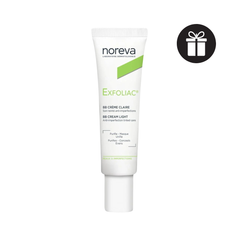 (GIẢM GIÁ 15%) Kem Dưỡng Nâng Tone, Giảm Mụn Noreva Exfoliac BB Cream Light
