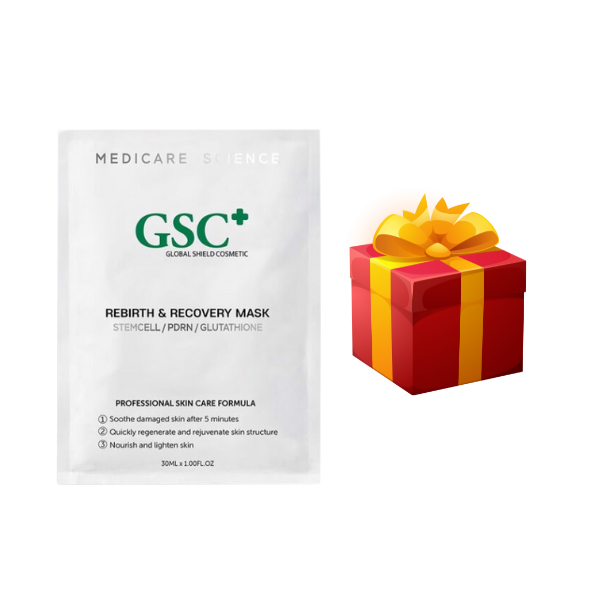 (TẶNG QUÀ 32K) Mặt Nạ Phục Hồi, Dưỡng Trắng Da GSC Rebirth & Recovery Mask